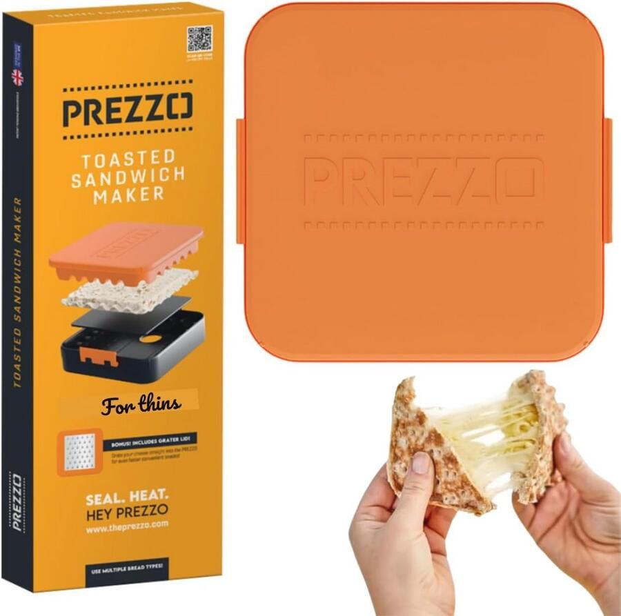 Sandwich Crimper en Toastie Maker Maak Gezonde Geroosterde Snacks in Minuten
