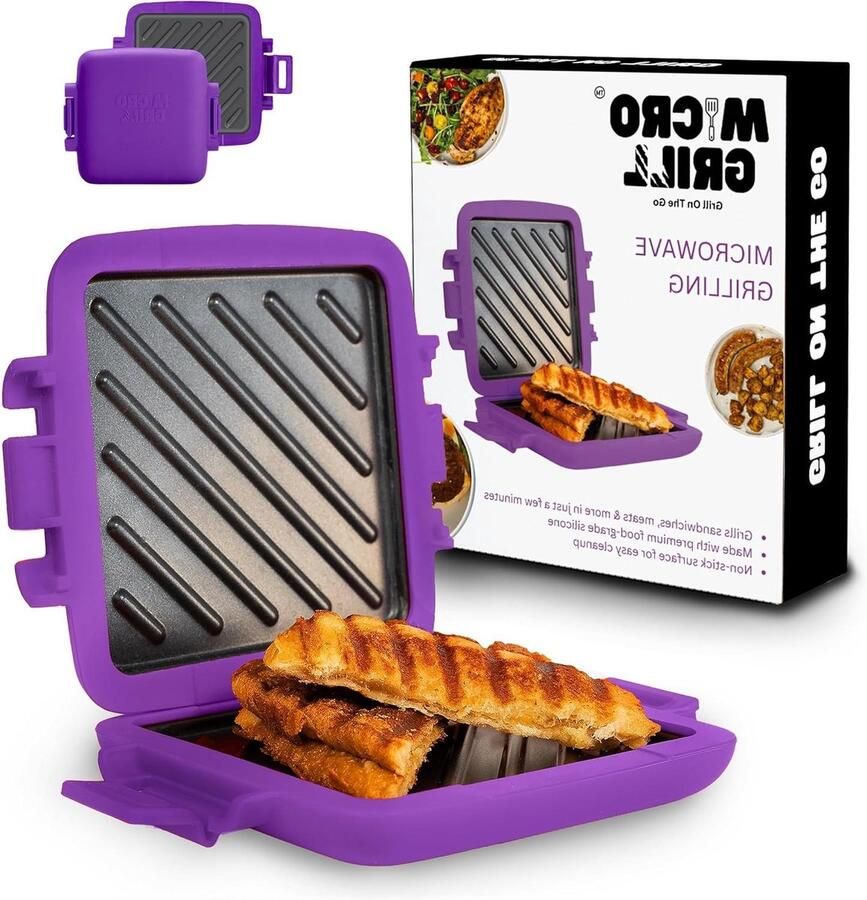 Sandwich Grill Machine Panini Maker Toastie Snelle Maaltijden Maken Magnetron Grill