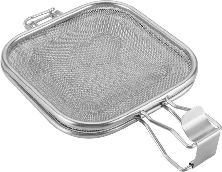 Sandwich Grill Rek Bakplaat Tool Broodjes Maken Roestvrij Staal Zoals Afgebeeld Zilver