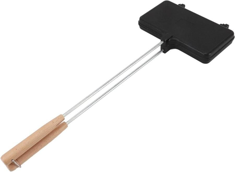 Sandwich Grillpan Tosti Pan Ontbijt Maken Dubbelzijdig Grillen N.v.t. Zwart