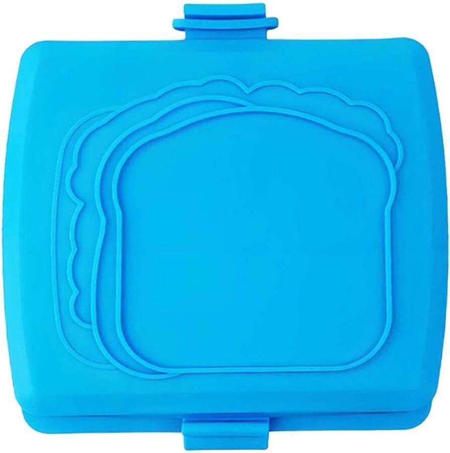 Sandwich Maker Kaasbroodrooster Snelle Snacks Magnetron Gebruik 16x165x3 cm Blauw