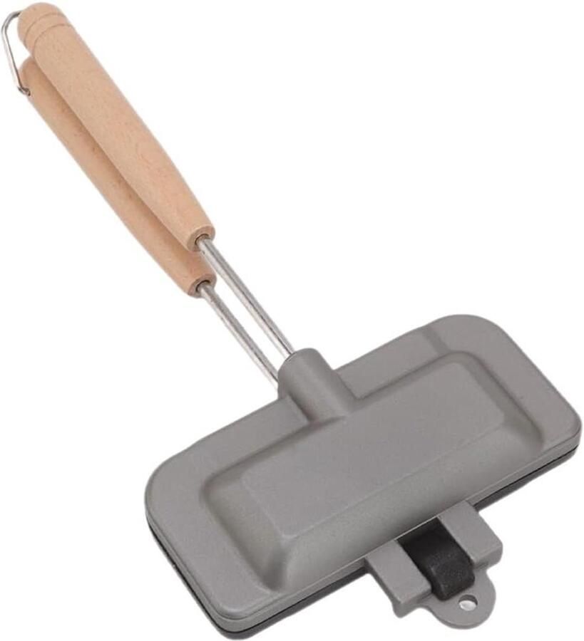 Sandwich Maker Pan Hot Dog Press Non-stick Dubbelzijdige Koekenpan Flip Bakpan Geschikt voor Het Maken van Ontbijt Toast Panini Wafel