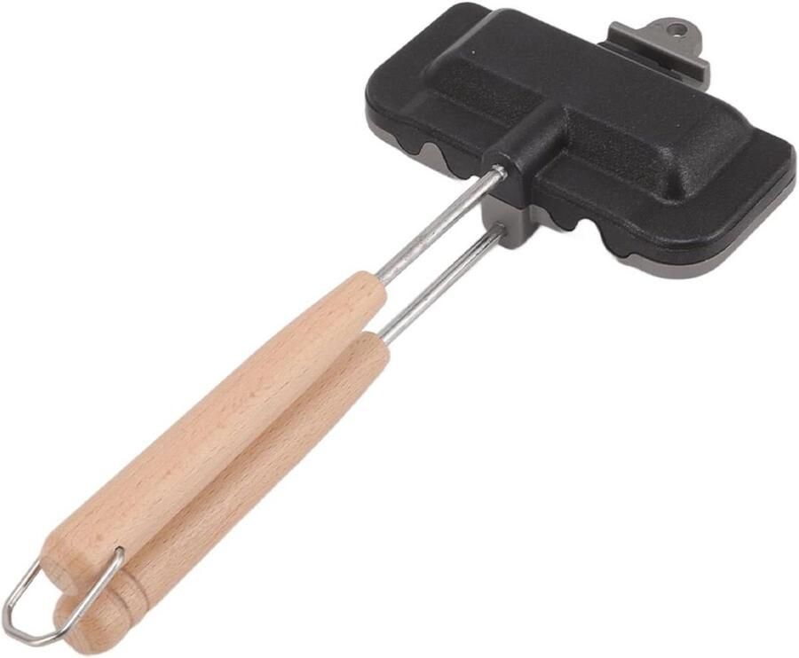 Sandwich Maker Pan Koekenpan Grill Ontbijt Maken Dubbelzijdig Verwarmen 450 Gram Rood