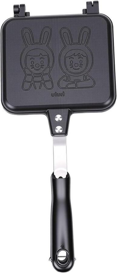 Sandwich Maker Panini Grill Ontbijt Maken Dubbelzijdig Patroon 15.5 x 35.5 cm Zilver