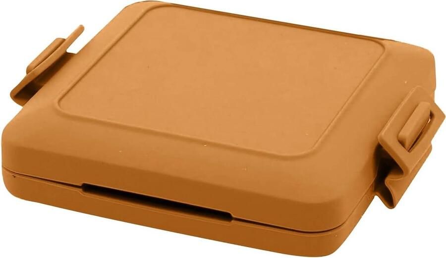 Sandwich Maker Toastie Maker Snelle Maaltijd Magnetron Geschikt 17 cm Rood