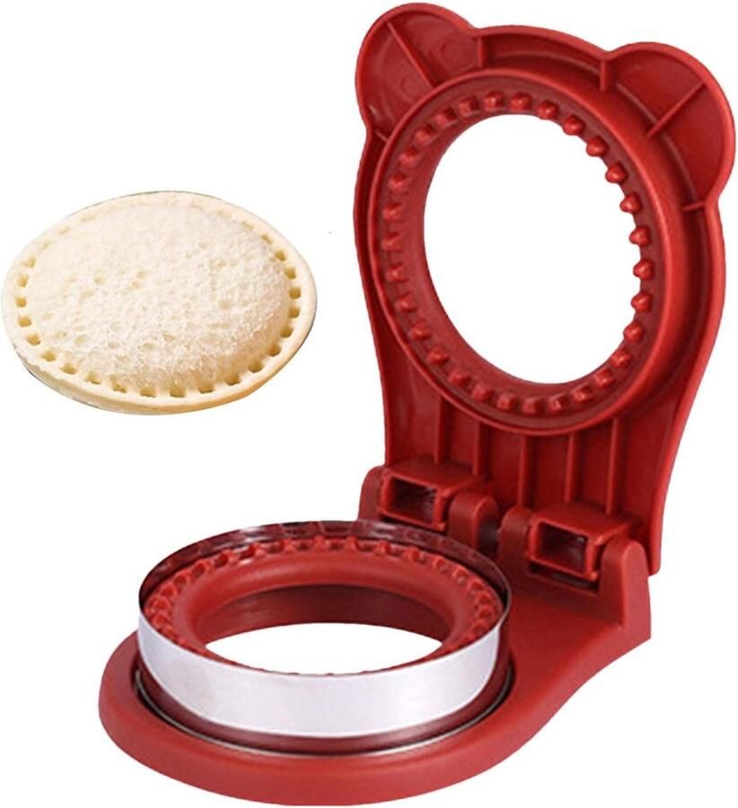 Sandwich Maker Tosti Snijder Snelle Lunch Verwijderbare Korsten 16.5x12.5cm