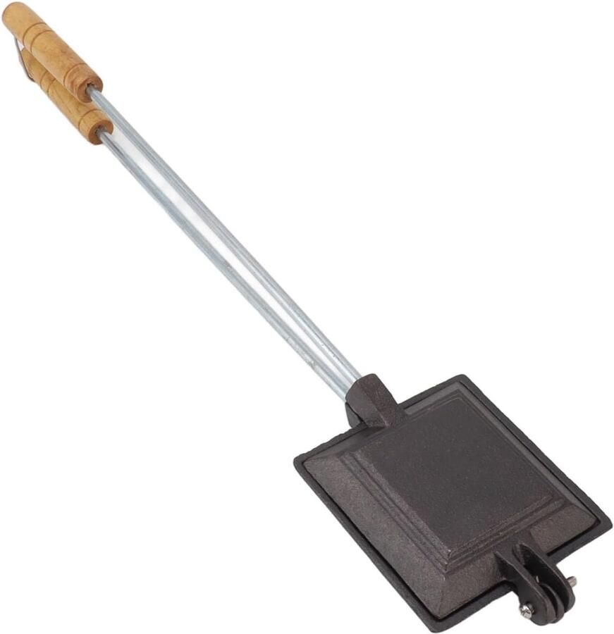 Sandwich Pan Broodjes Maker Ontbijt Bereiden Antiaanbaklaag 53x11cm Zwart