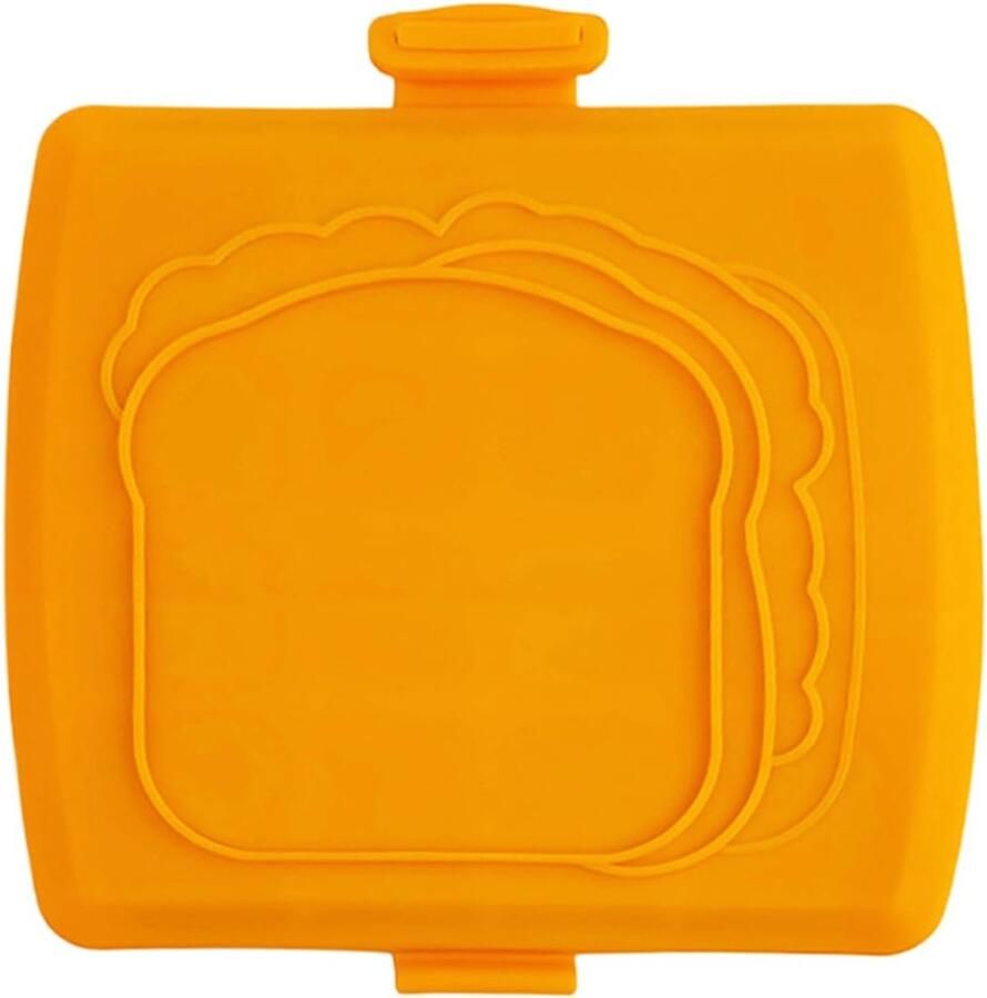 Sandwich Pan Quesadilla Maker Snelle Snacks Maken Geen Stroom Nodig 16x16x4 cm Oranje