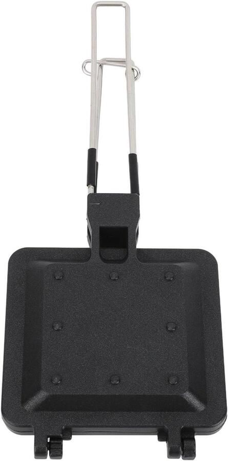 Sandwich Pan Tosti Ijzer Ontbijt Maken Dubbelzijdig Verwarmen 20 x 15 cm Zilver