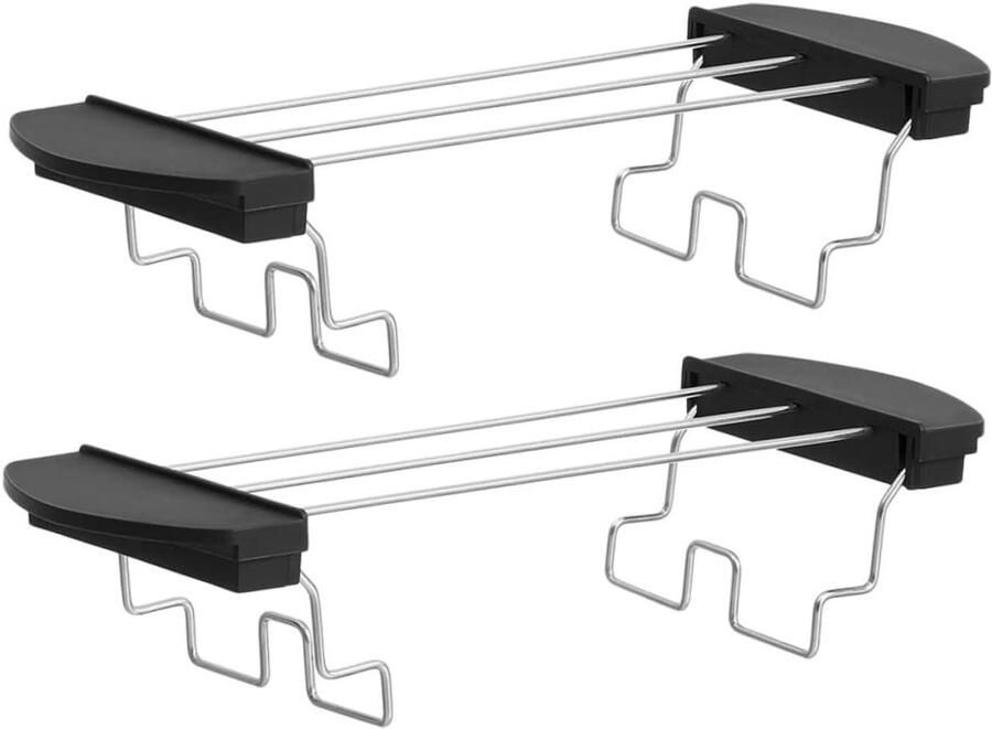 Sandwich Racks Broodrooster Racks Brood Roosteren Hittebestendig Roestvrij Staal 26 x 9.2 x 2 cm Zilver