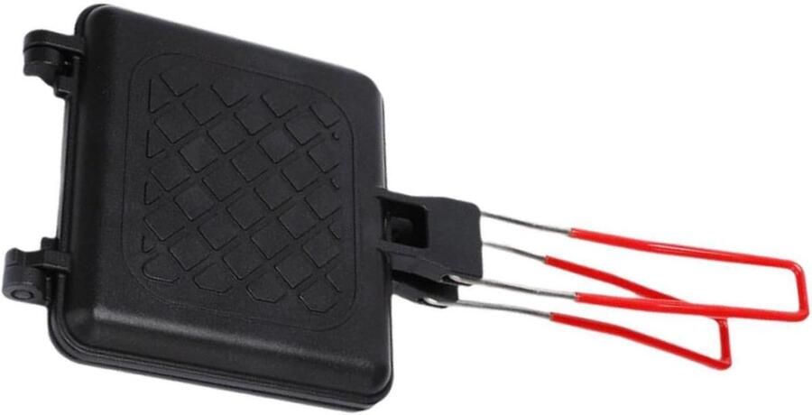 Sandwichgrill Panini Pers Ontbijtmaker Koekenpan Snelle Maaltijden Maken Dubbelzijdig Gelijkmatig 15 x 15 cm Zilverkleurig