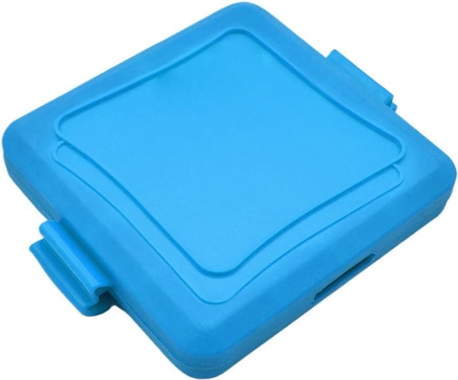 Sandwich Pers Contactgrill Toastie Maker Snelle Snacks Maken Drijvend Scharnier Design 16x14x3 cm Blauw