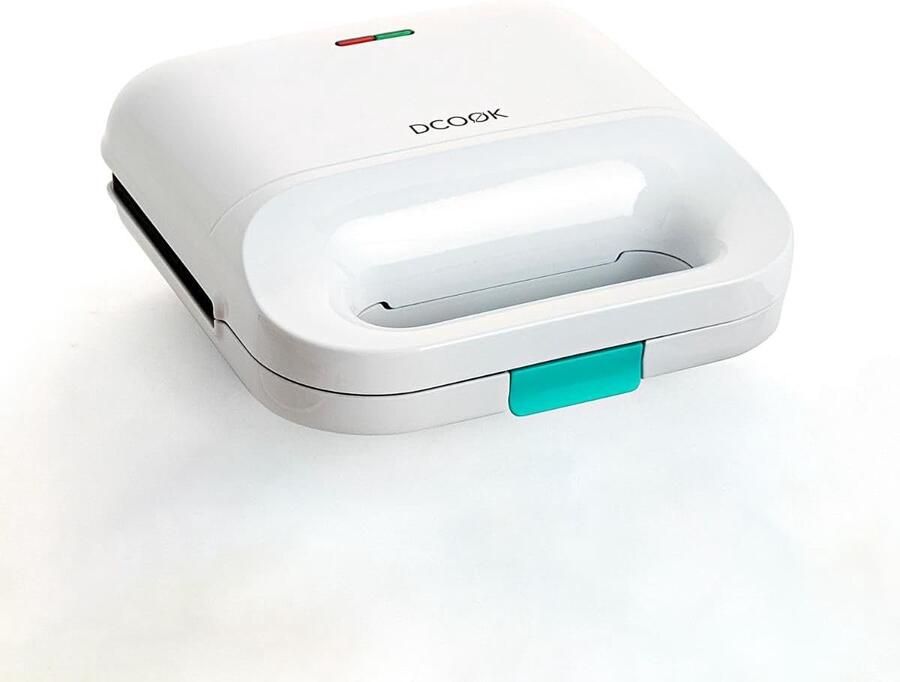 Sandwichmaker 3-in-1 Tosti Apparaat Snelle Maaltijden Drie Verwisselbare Platen 23 x 12 x 10 cm Wit