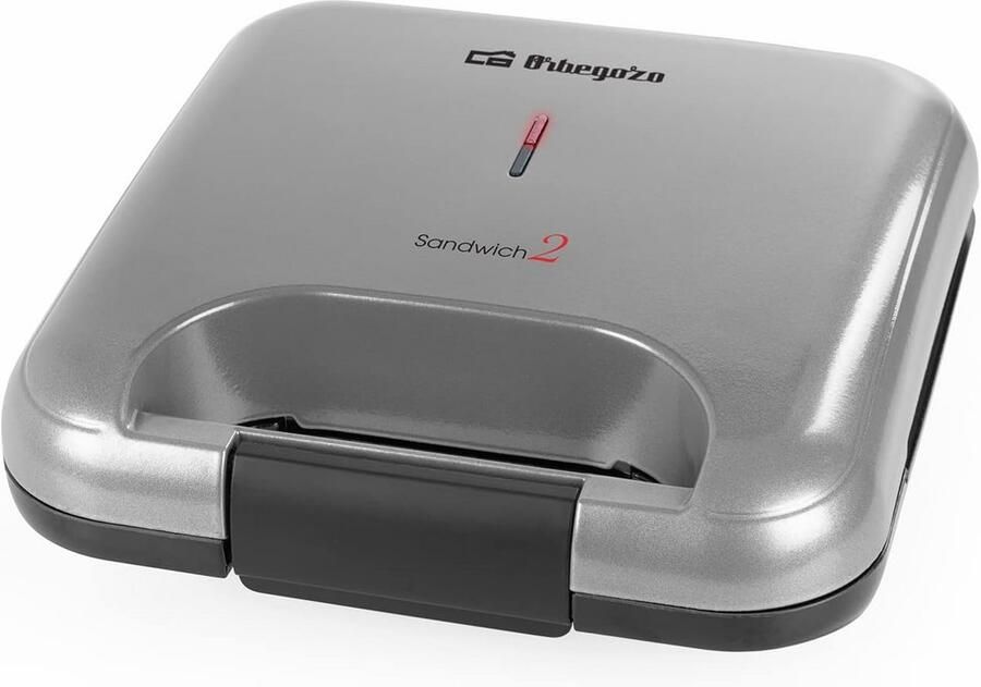 Sandwichmaker Compact voor 2 Broodjes Toastie Maker