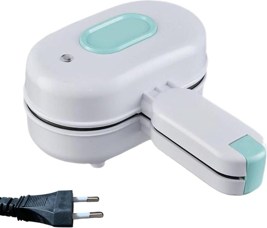 Sandwichmaker Elektrisch Tosti Apparaat Ontbijt Lunch Diner Antiaanbaklaag 25x12x25 cm Wit