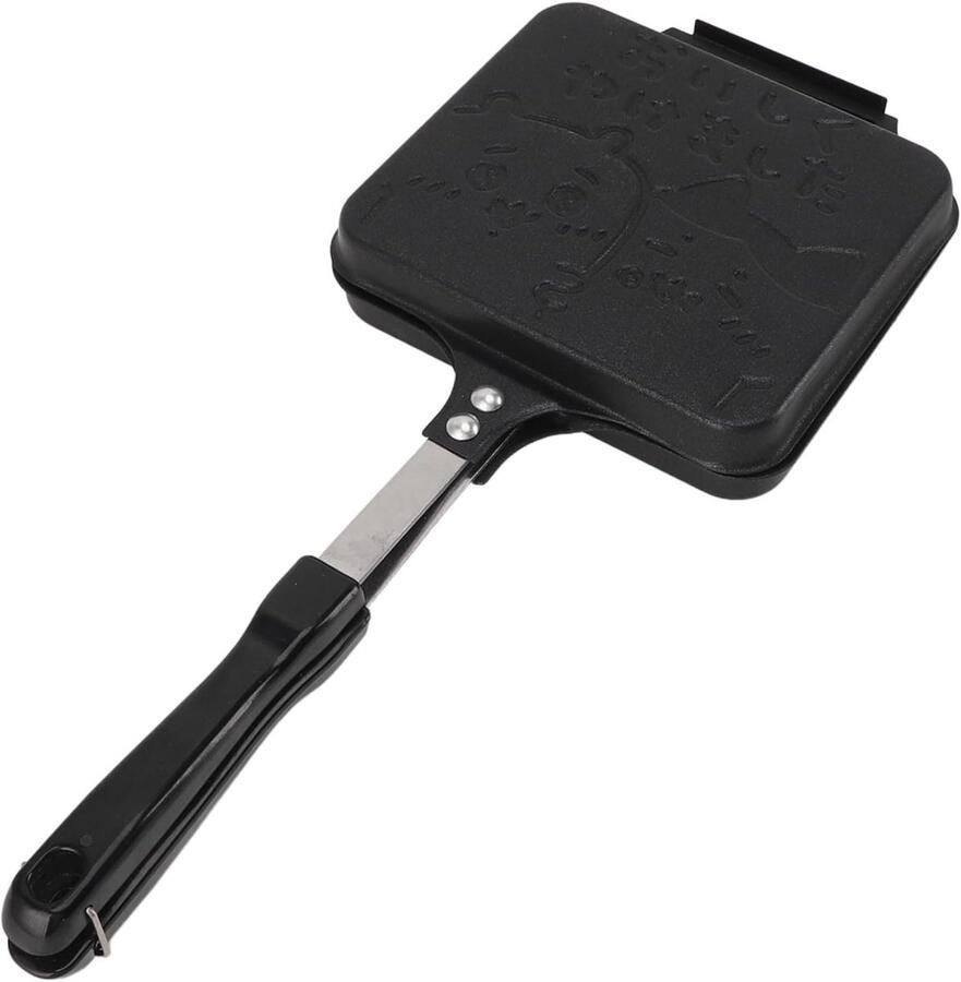Sandwichmaker Pan Broodrooster Grill Ontbijt Maken Dubbelzijdig Anti-aanbak - Foto 1