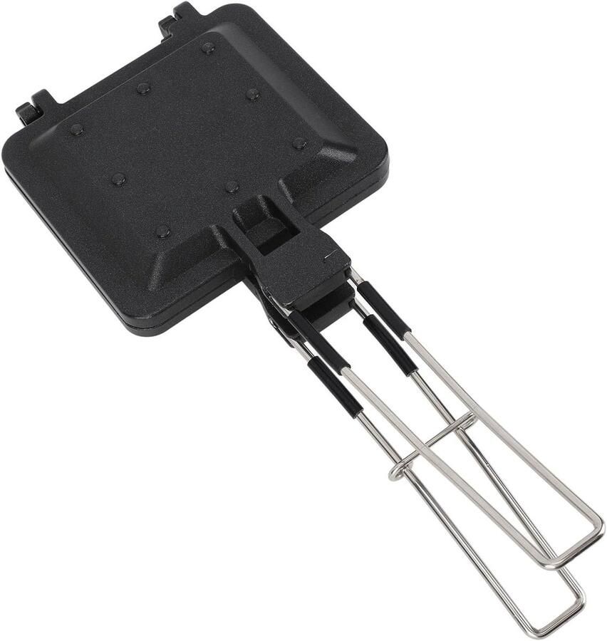 Sandwichmaker Pan Tosti Grill Buiten Koken Dubbelzijdig Koken 20 x 15 x 5 cm Zwart
