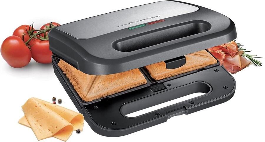 Sandwichmaker Tosti Apparaat Snelle Lunch 3-in-1 Functionaliteit 70 x 17 x 395 cm Meerkleurig