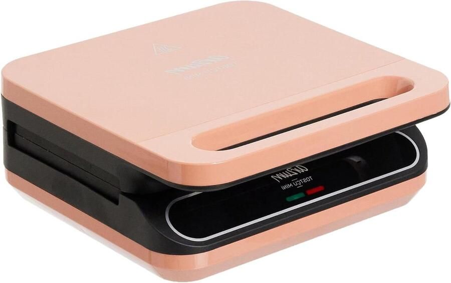 Sandwichmaker Tosti Apparaat Snelle Lunch Maken Anti-aanbaklaag 26 x 28 cm Rood