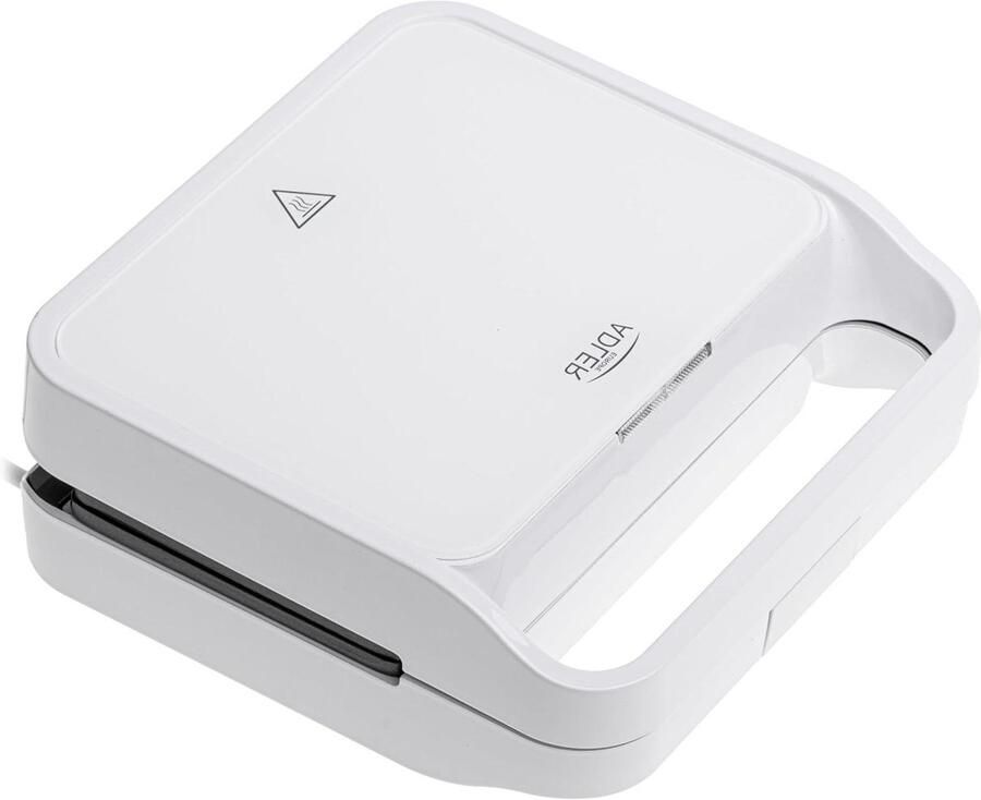 Sandwichmaker Tosti apparaat Snelle lunches Antiaanbaklaag 1100 Watt Wit