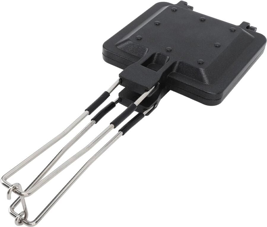 Sandwichmaker Tosti ijzer Ontbijt maken Gelijkmatige verwarming 14 x 33 cm Zwart