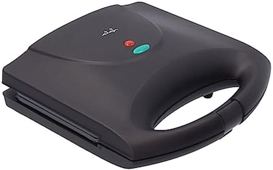 Sandwichmaker Tosti-ijzer Paninigrill Snacks Maken PFOA-vrije Antiaanbaklaag XXL Formaat Zwart