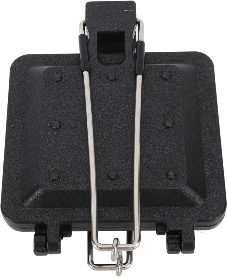 Sandwichmaker Tosti-ijzer Picknick Koken Dubbelzijdig Koken 20 x 15 cm Zilver