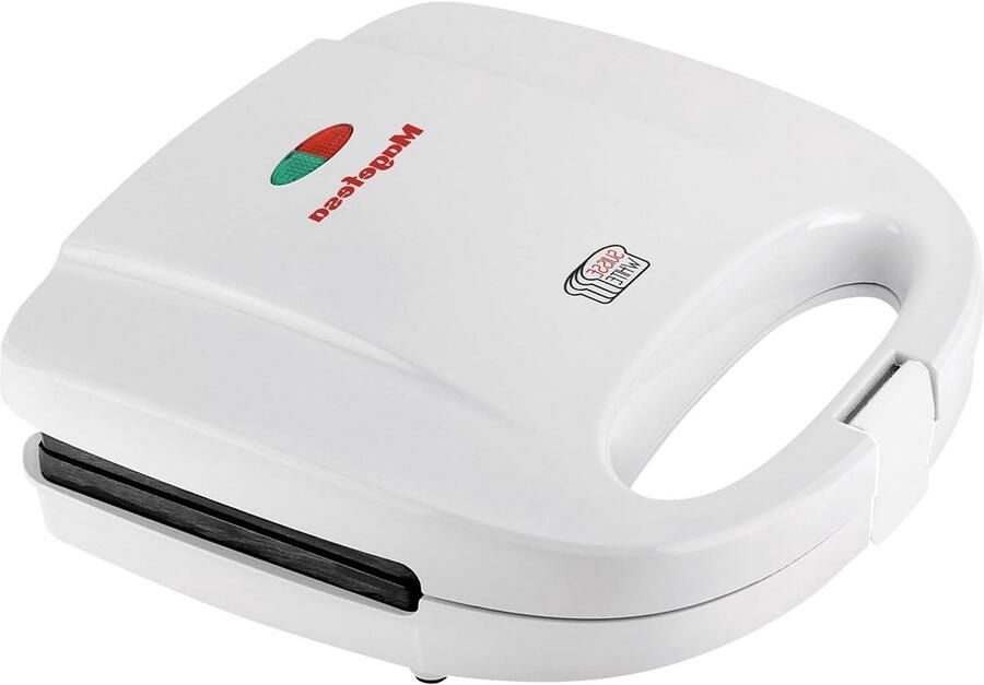 Sandwichmaker Tosti IJzer Snelle Maaltijden Antiaanbakplaten Voor 2 Sandwiches Wit