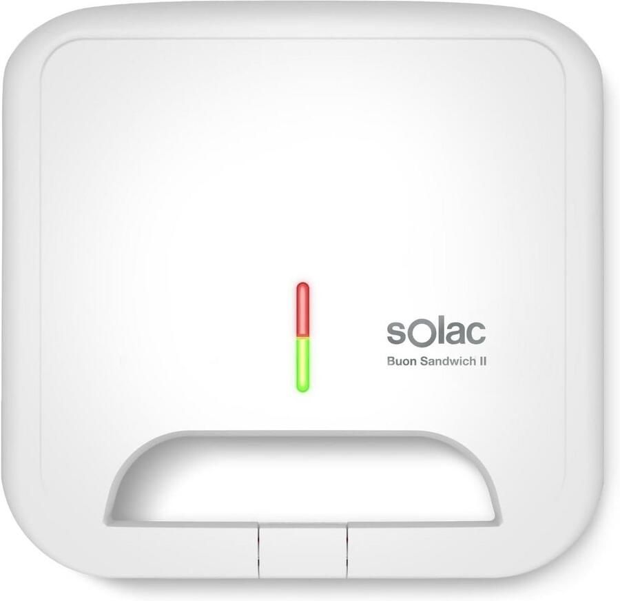 Sandwichmaker voor 2 tosti's met vierkante platen Snel en compact