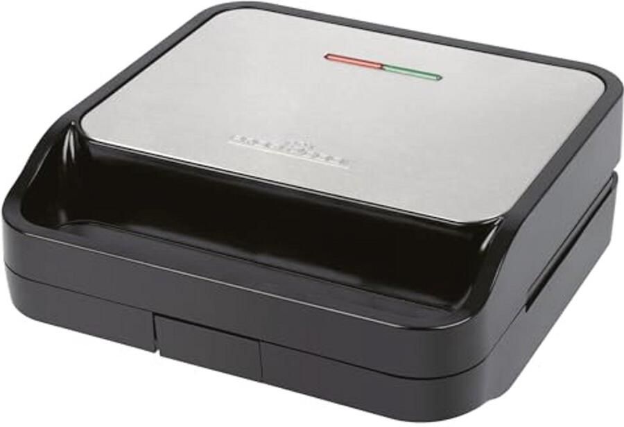 Sandwichmaker voor schelpvormige sandwiches XXL-toastplakken en antiaanbaklaag 750 Watt broodrooster - Foto 2