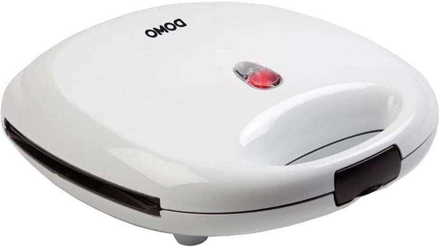 Sandwichmaker Wafelijzer Apparaat Keuken Snacks Maken 4 Stuks Tegelijk 26x22.5 cm Platen Wit