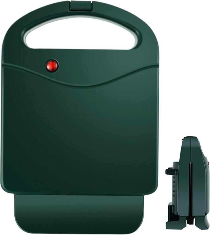 Sandwichmaker Wafelijzer Contactgrill Panini Snelle Maaltijden Indicatielampjes 21.5x15.3x10.5cm
