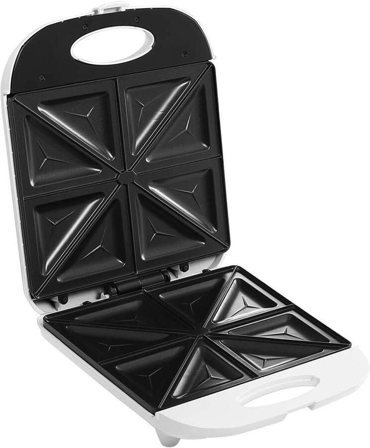 Sandwichmaker XXL Tosti apparaat Lekkere Tosti's Maken Voor 4 Sandwiches 32 x 26 x 11 cm
