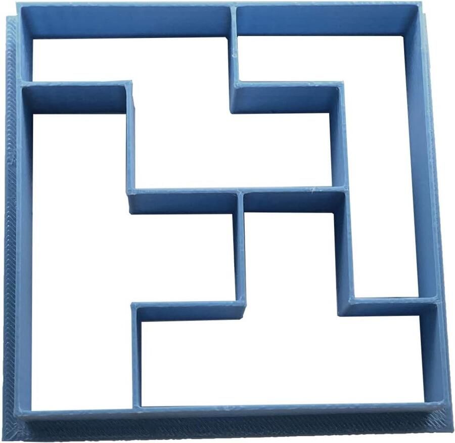 Sandwichsnijder Broodvorm Feestelijke lunches Origineel ontwerp 8 x 7 cm Blauw