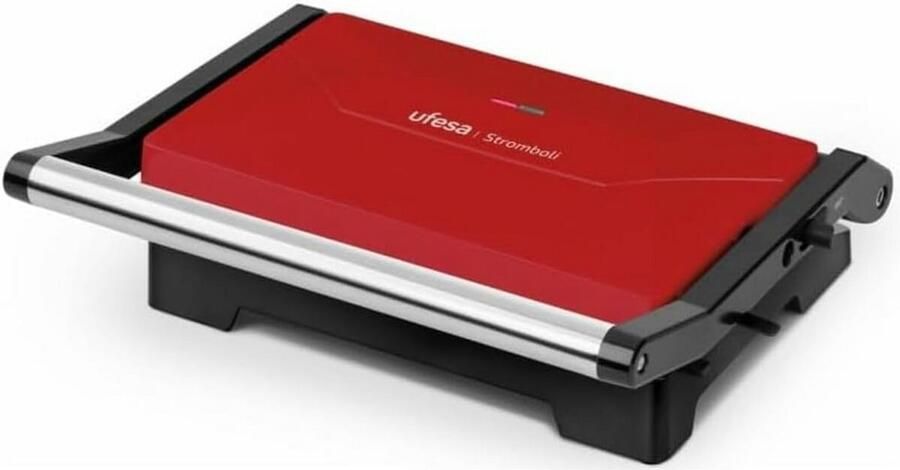 Sandwichtoaster Tosti Apparaat Snelle Lunch 1000 Watt Vermogen 25 x 21 cm Roestvrij Staal