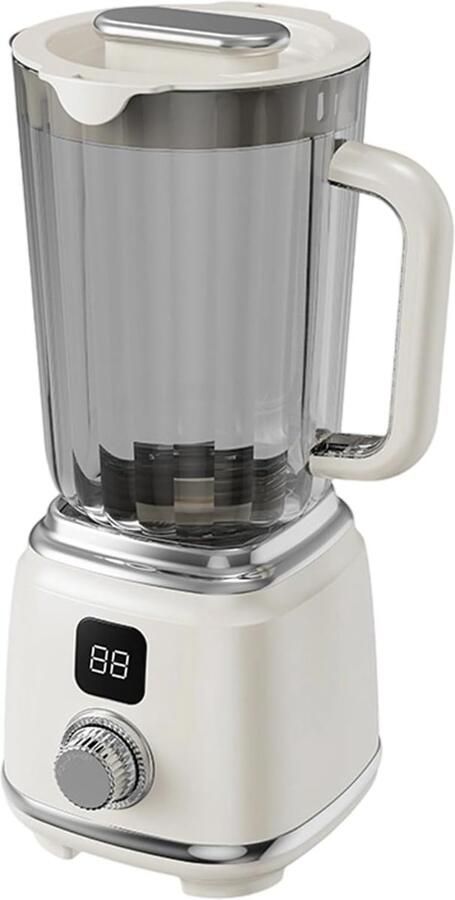 Sapcentrifuge Apparaat Citruspers Machine Verse Sappen Maken Oplaadbaar Met Display 12x12x12 cm Wit