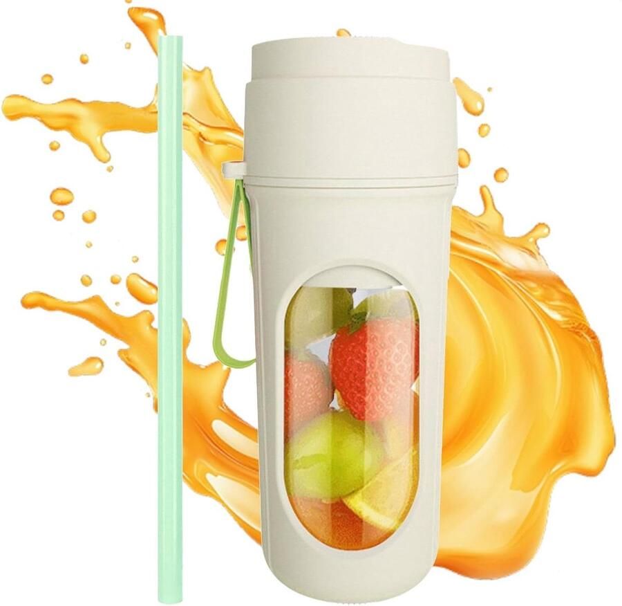 Sapcentrifuge Beker Reismixer Fruitijsmaker Smoothies Maken 12 Snijkoppen 450 ml Groen