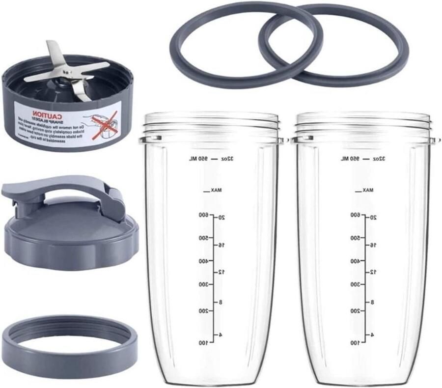 Sapcentrifuge Bekerset Vervangende Beker Set Sap Maken Voedselveilig Plastic 32OZ Transparant