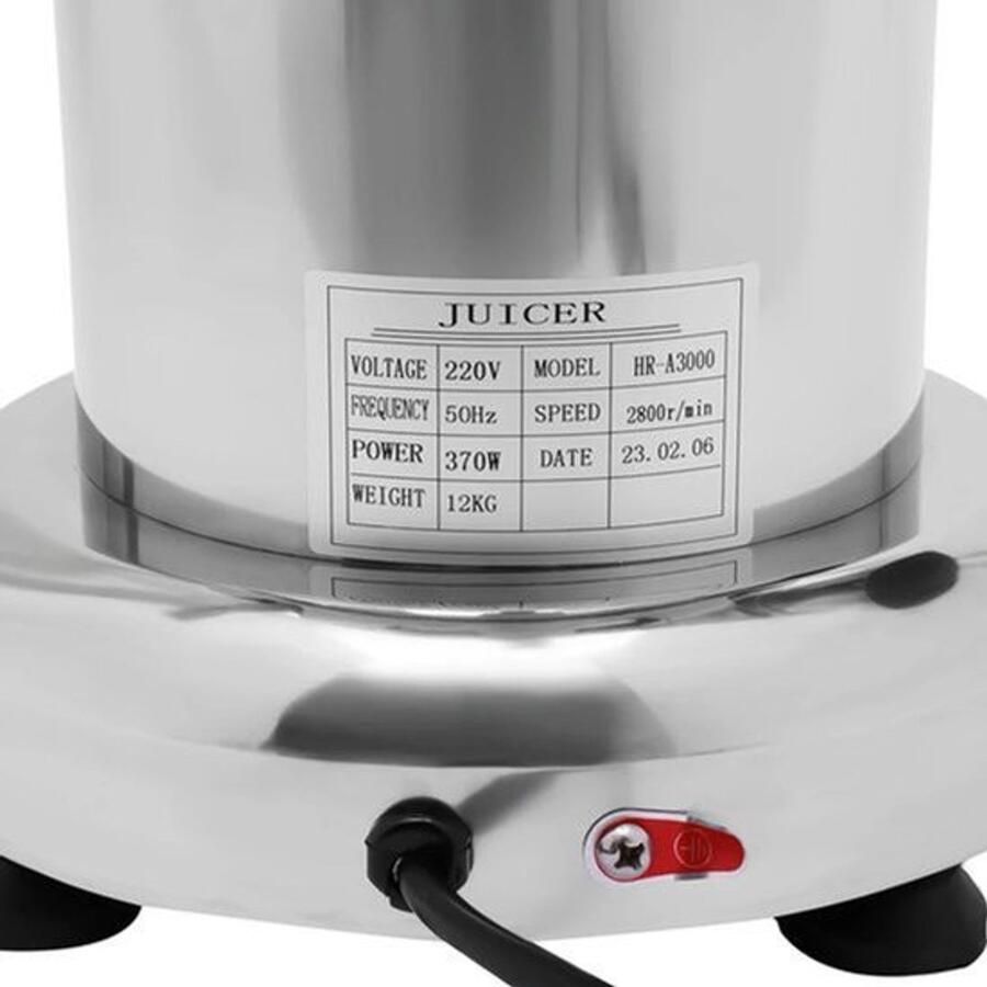 Sapcentrifuge – Juicer – Sapmaker – Vers Sap – RVS Filter – Koperen Motor – 2800 RPM