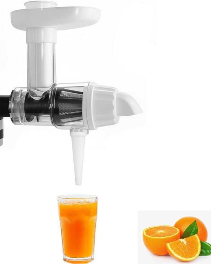 Sapcentrifuge-opzet voor staande mixer Afneembaar sapcentrifuge-accessoire met reinigingsborstel voor huishoudelijke keukenmachine