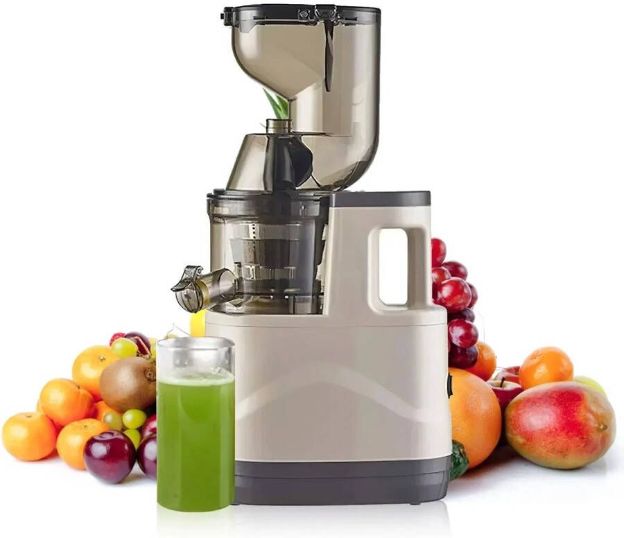 Jake Boss Life Tools Sapcentrifuge Slow Juicer Sapcentrifuge Groente en Fruit Grote Vulopening 8 CM 500 Watt Anti-druppel