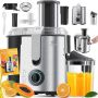 Sapcentrifuge voor Fruit en Groenten met Grote Invoertoegang 1100W - Thumbnail 2