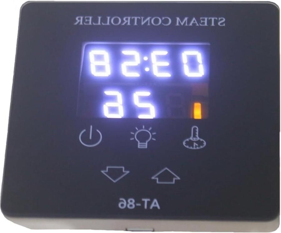 Sauna Stoomgenerator Stoomoven Heater Sauna Ontspanning Digitale Controlepaneel 5 kg Wit
