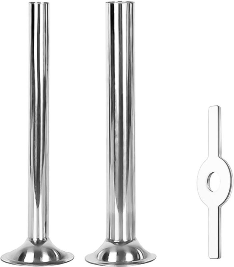 Sausage Tube Set 3PCS Stainless Steel Filler Tubes voor Vleesmolen Sausage Filler Set voor Size 5 Meat Grinder