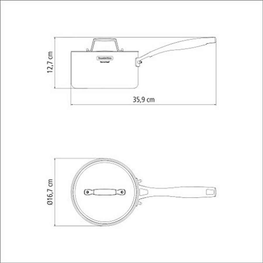 Sauspan 16 cm voor Koken en Stoven