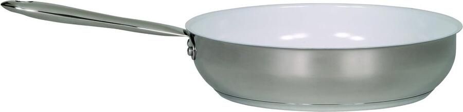 Sauspan Kookpan Gezond Koken Keramische Verzegeling 24 cm Roestvrij Staal