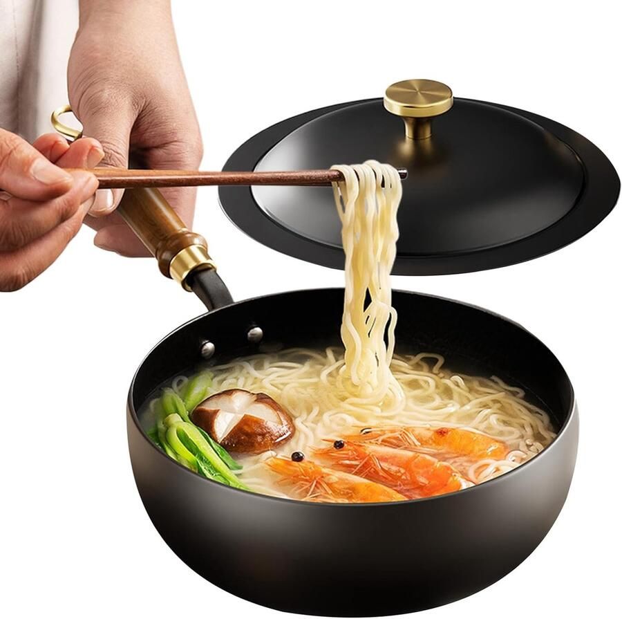 Sauspan Kookpot Thuis Koken Natuurlijke Antiaanbaklaag 24 cm