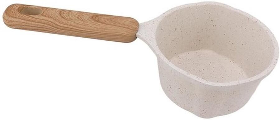 Sauspan met Anti-aanbaklaag Kleine Kookpot Multifunctioneel Kookgerei Platte Bodem Ideaal voor Frituren 250 Ml Inhoud