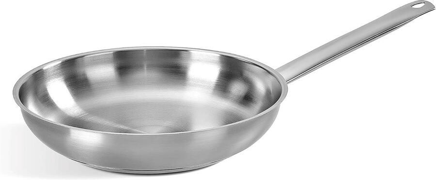 Sauspan met deksel Kookpan klein Langzaam koken Thermo diffuser bodem 14 cm Zilver