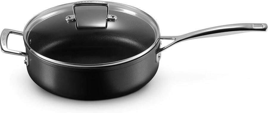 Sauteerpan 26 cm met Glazen Deksel voor Alle Warmtebronnen